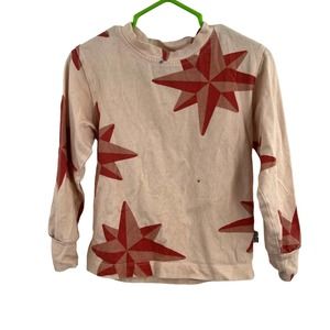 One Day Parade Pink Star Long Sleeve Tee 3-4 Year‎